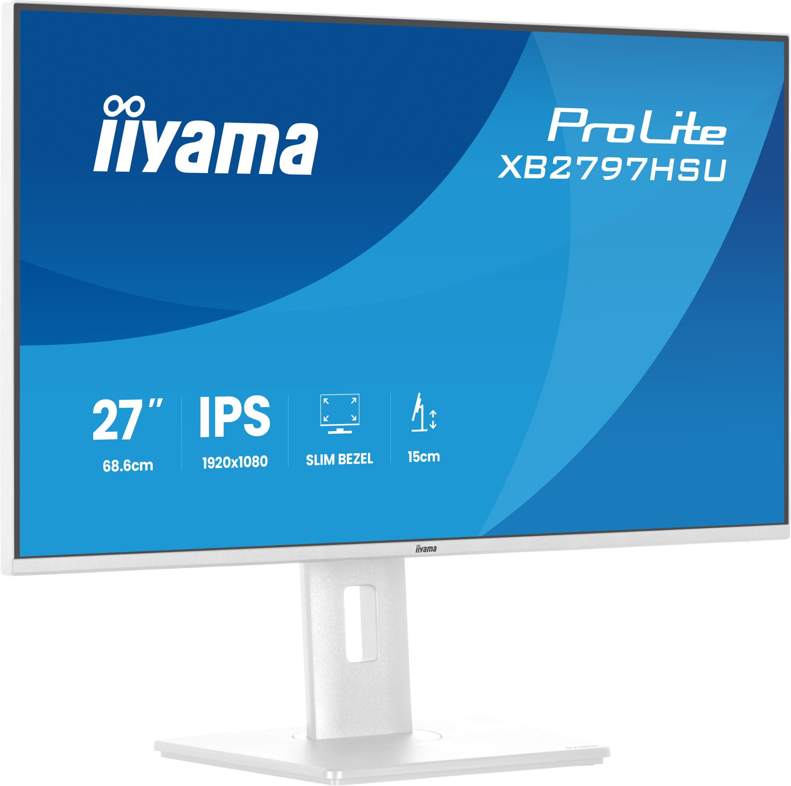 iiyama ProLite XB2797HSU-W1 computer monitor 68,6 cm (27") 1920 x 1080 Pixels Full HD LED Wit - Afbeelding 5