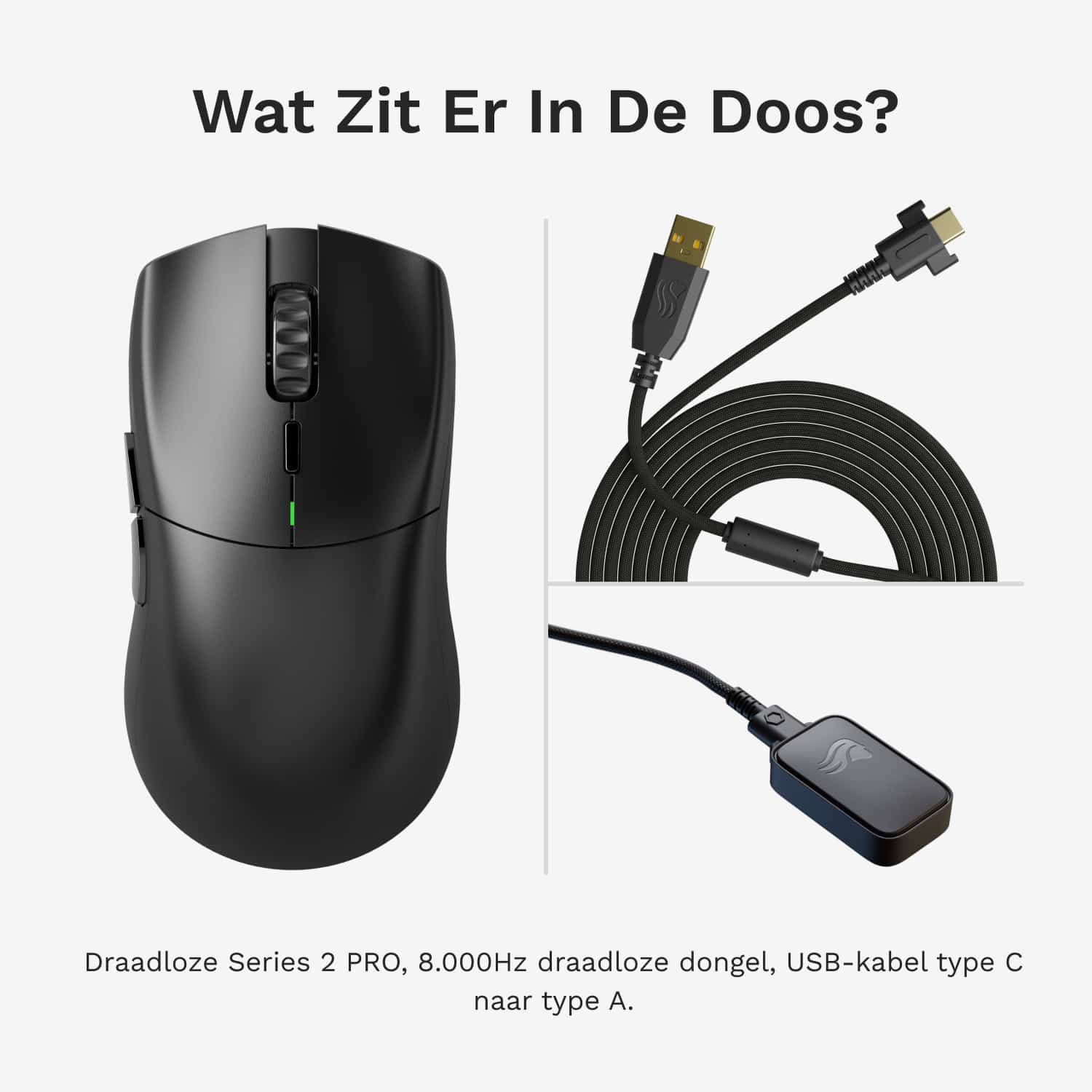 Glorious Gaming Series 2 PRO muis Gamen Rechtshandig RF Wireless + USB Type-C Optisch 26000 DPI - Afbeelding 7