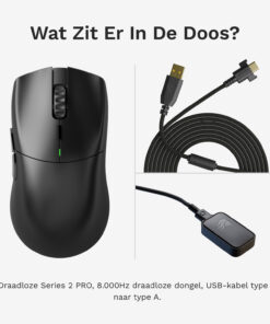 Glorious Gaming Series 2 PRO muis Gamen Rechtshandig RF Wireless + USB Type-C Optisch 26000 DPI - Afbeelding 7