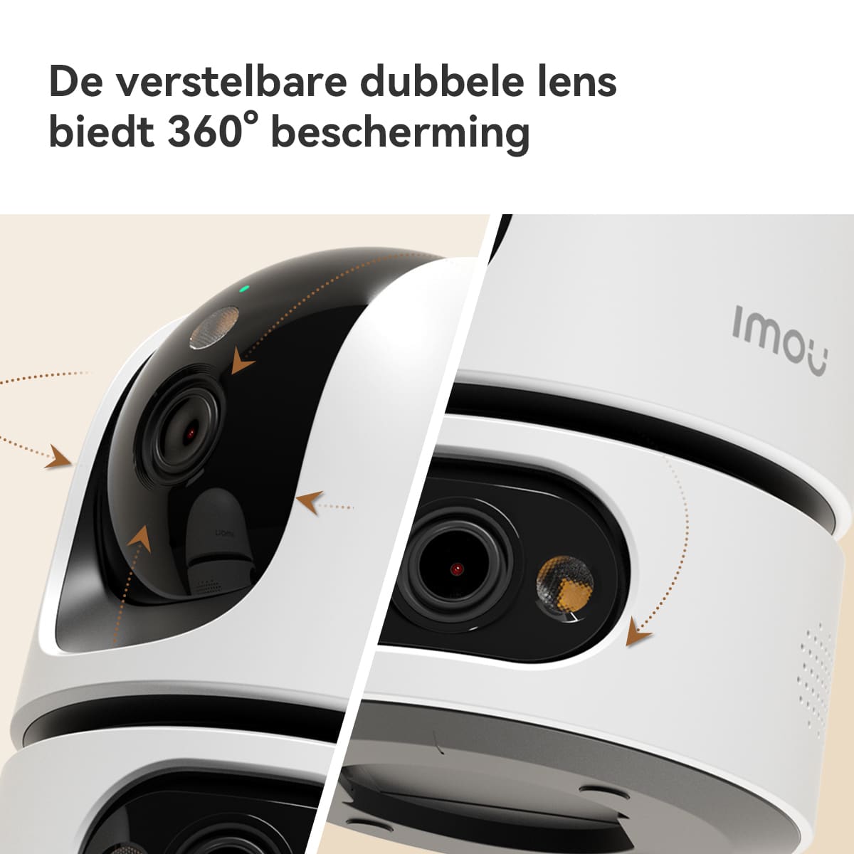 Imou Ranger Dual Pro 6MP IP-beveiligingscamera Binnen 2304 x 1296 Pixels Bureau - Afbeelding 7