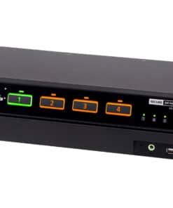 ATEN 4-poorts USB 5K DisplayPort/HDMI universele beveiligde KVM-switch met dubbele display-uitgang en CAC (PSD PP v4.0-compatibel)