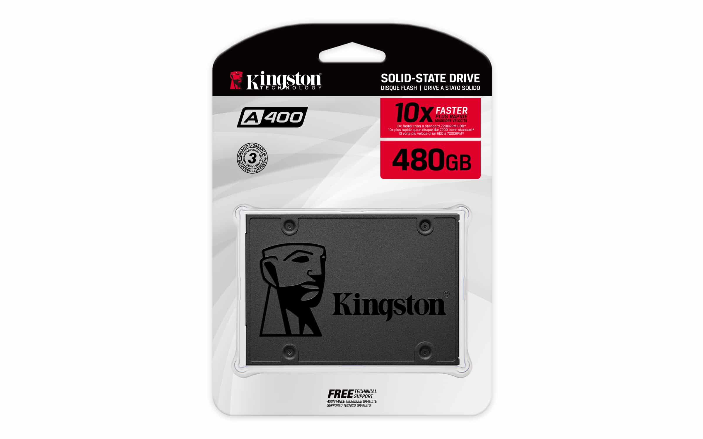 Kingston Technology A400 480 GB 2.5" SATA III TLC - Afbeelding 4