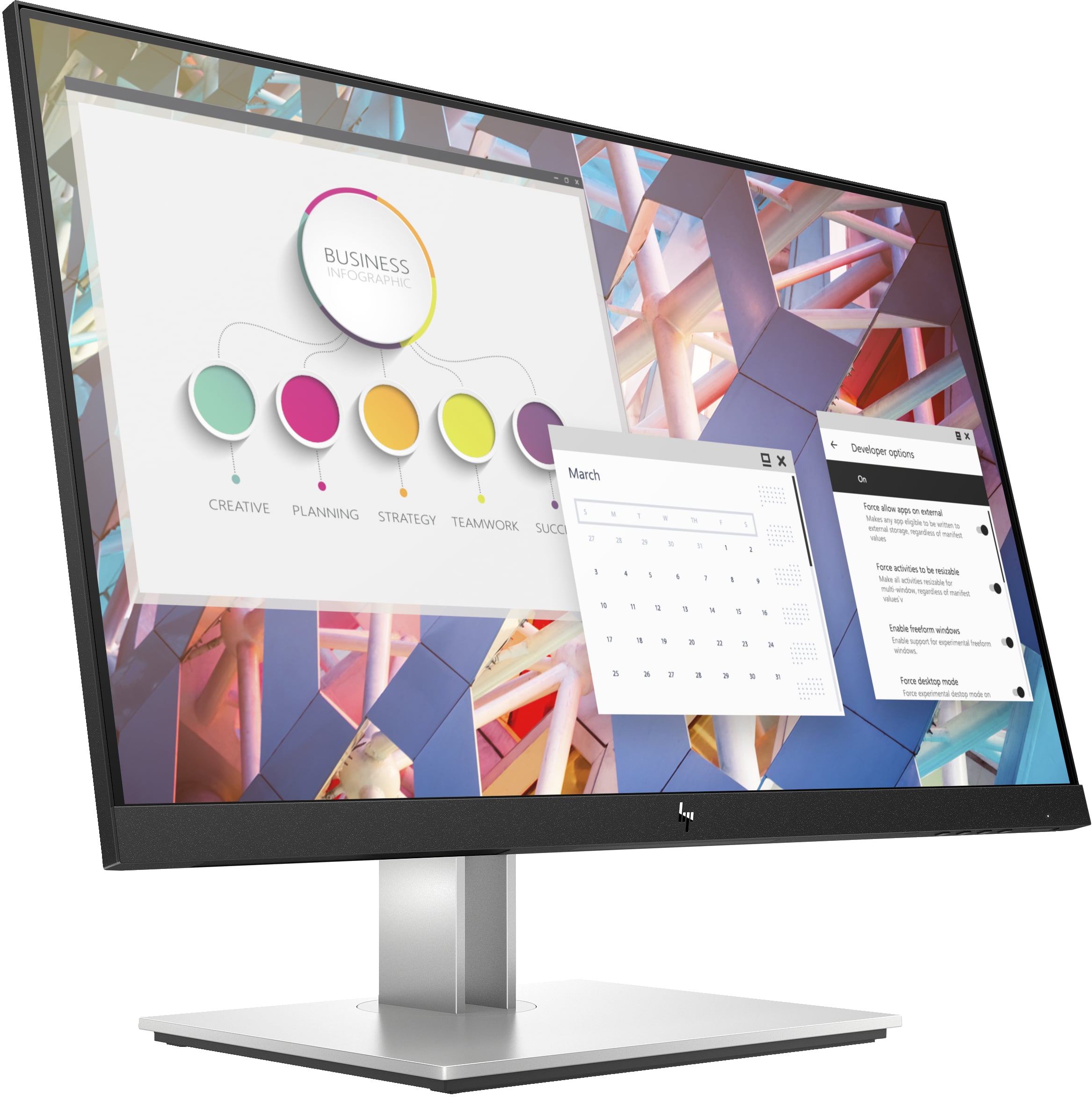 HP E-Series E24 G4 FHD-monitor - Afbeelding 4