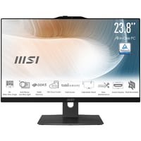 MSI Modern AM242P 1M-1225EU Intel Core 3 100U 60,5 cm (23.8") 1920 x 1080 Pixels Alles-in-één-pc 8 GB DDR5-SDRAM 256 GB SSD Windows 11 Pro Wi-Fi 6E (802.11ax) Zwart - Afbeelding 2