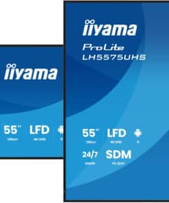 iiyama LH5575UHS-B2AG beeldkrant Digitale signage flatscreen 138,7 cm (54.6") LCD Wifi 500 cd/m² 4K Ultra HD Zwart Type processor Android 11 24/7 - Afbeelding 5