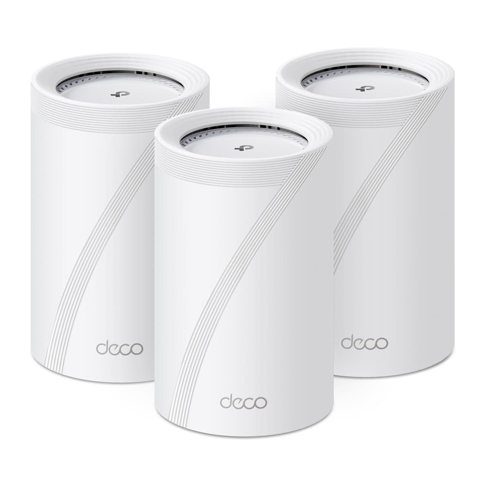 TP-Link Deco BE68 (3-pack) Tri-band (2,4 GHz / 5 GHz / 6 GHz) Wi-Fi 7 (802.11be) Wit Intern