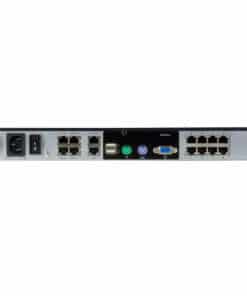 ATEN 1 lokale/1 externe toegang 8-poorten Cat 5 KVM over IP-switch met virtuele media (1920 x 1200)