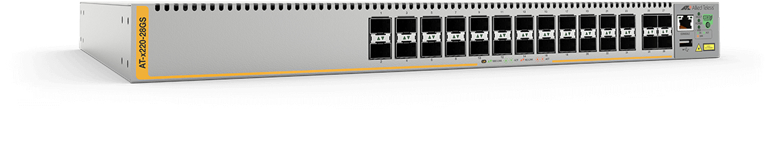 Allied Telesis x220-28GS Managed L3 1U Grijs