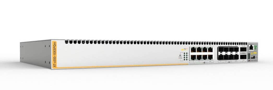 Allied Telesis AT-x550-18XSPQm-50 Managed 10G Ethernet (100/1000/10000) Power over Ethernet (PoE) Zilver