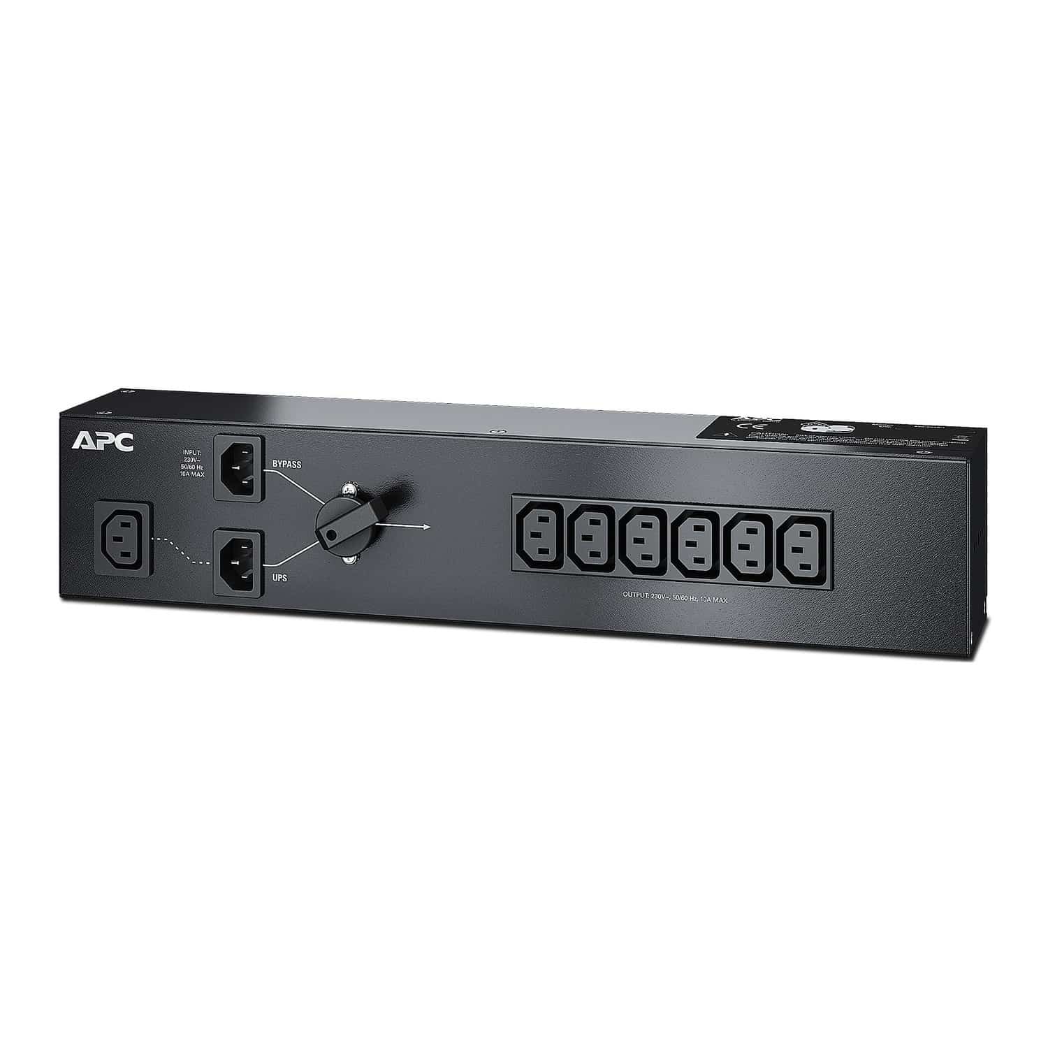 APC SERVICE BYPASS PDU, 230 V 10 AMP met (6) IEC C13
