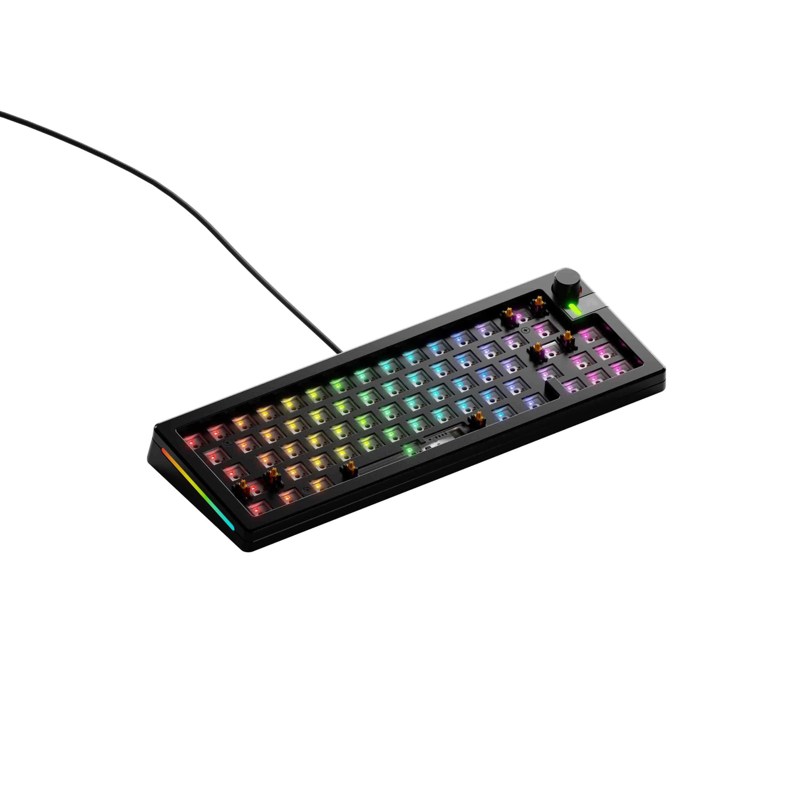 Glorious Gaming GMMK 3 PRO 65% Barebones toetsenbord Gamen USB Nee Zwart