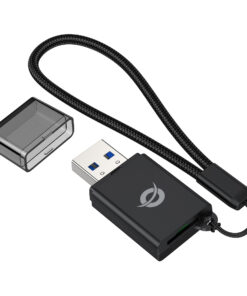 Conceptronic BIAN07B geheugenkaartlezer USB 3.2 Gen 1 (3.1 Gen 1) Type-A Zwart
