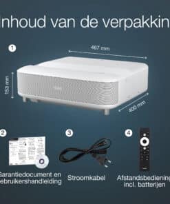 Epson EH-LS650W 4K PRO-UHD smart laserprojector, 3600 lumen, scherm van maximaal 120 inch - Afbeelding 3