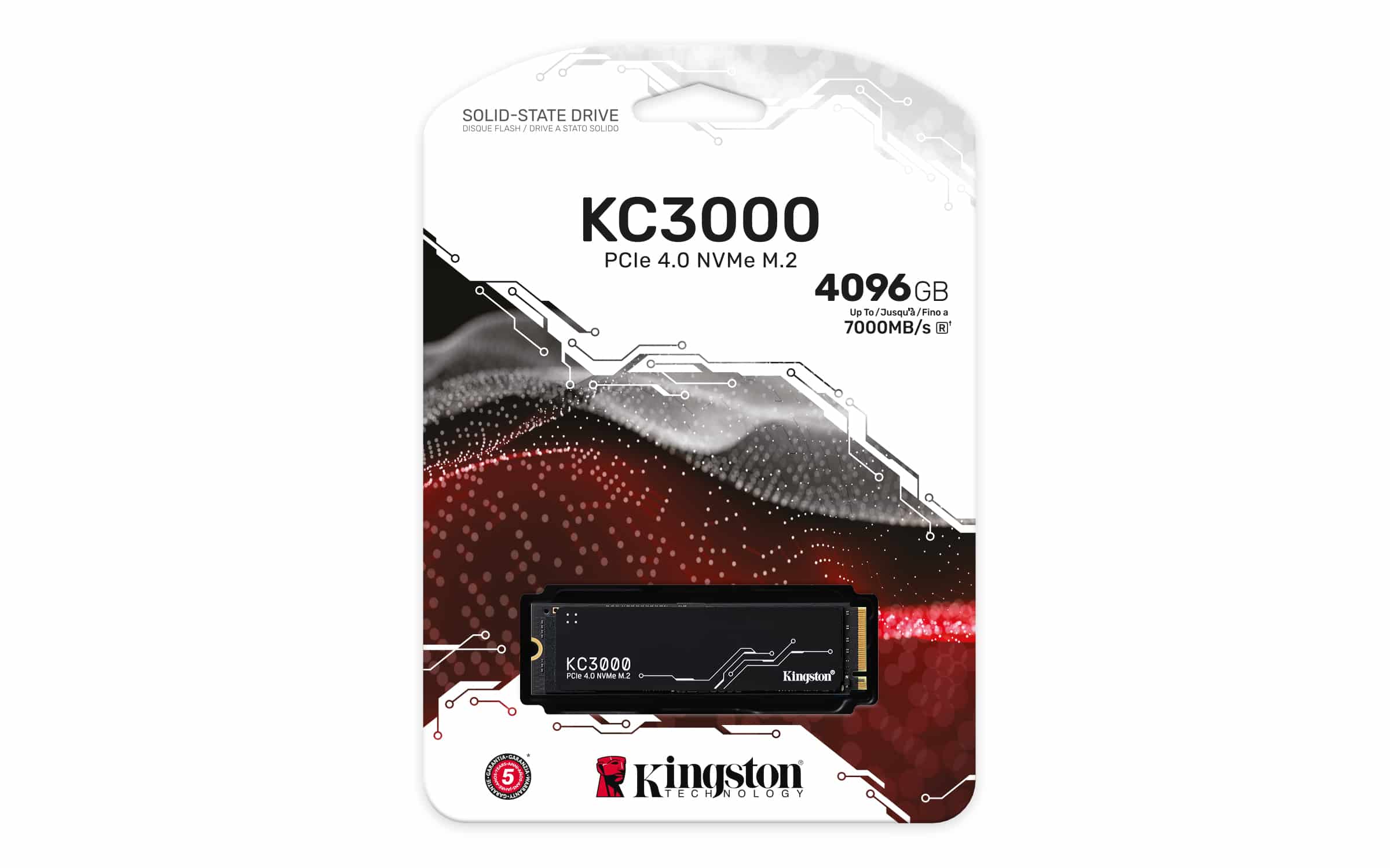 Kingston Technology 4096G KC3000 M.2 2280 NVMe SSD - Afbeelding 4