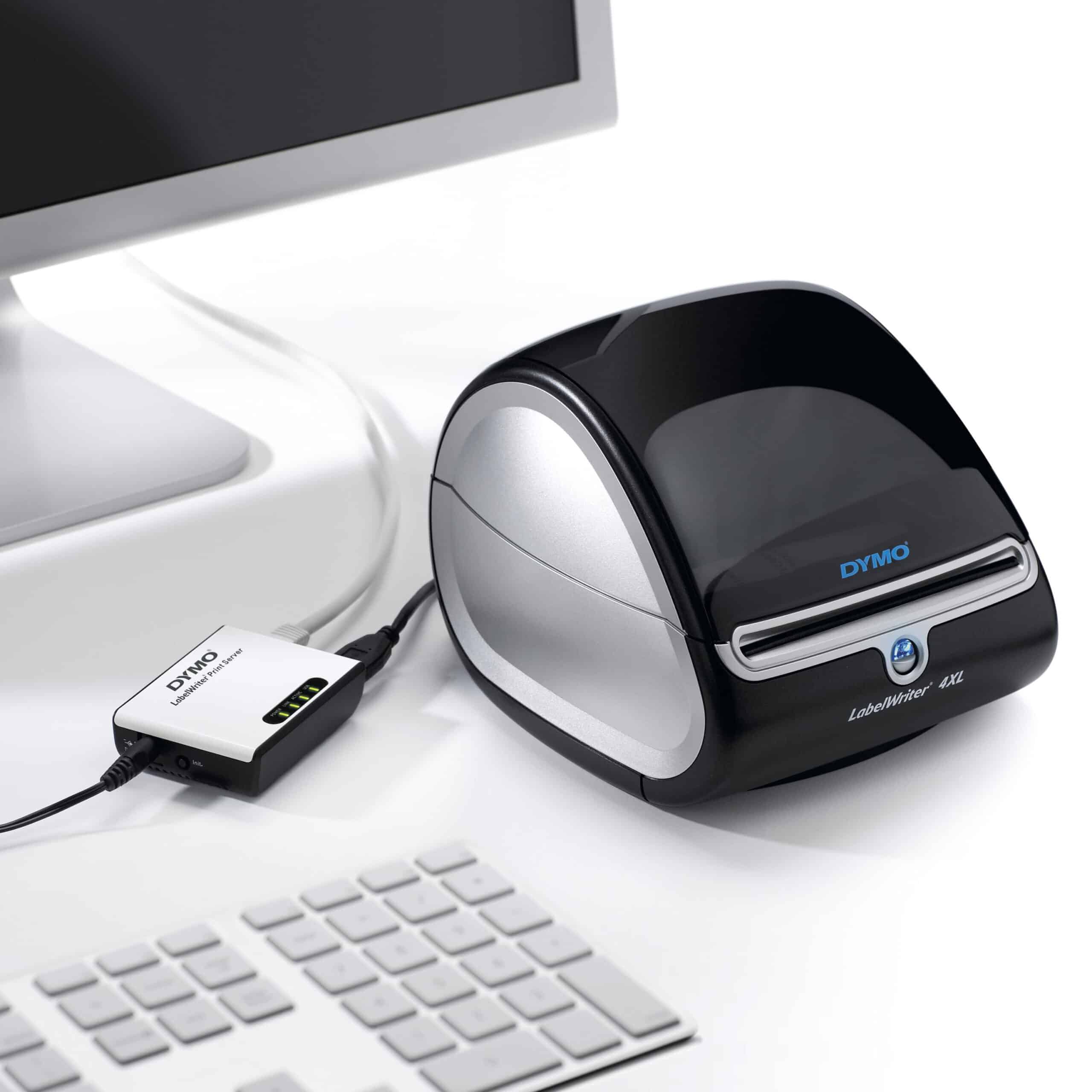 DYMO LabelWriter-printserver | Draadloze netwerkprintserver voor LabelWriter Labelmakers (Type C EU-stekker) - Afbeelding 3