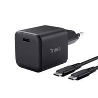 Trust Maxo 65W Universele Mini Laptoplader - USB-C oplader – 65W vermogen – 2 m kabel – Zwart - Afbeelding 2