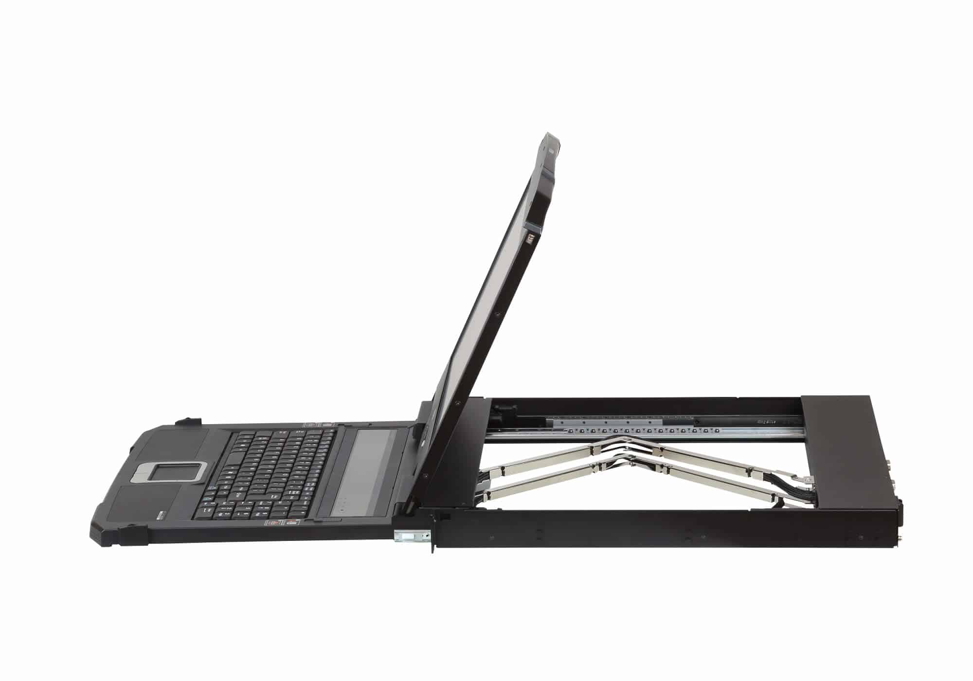 ATEN CL3800NW rack console 47 cm (18.5") 1920 x 1080 Pixels Metaal, Kunststof Zwart 1U - Afbeelding 2