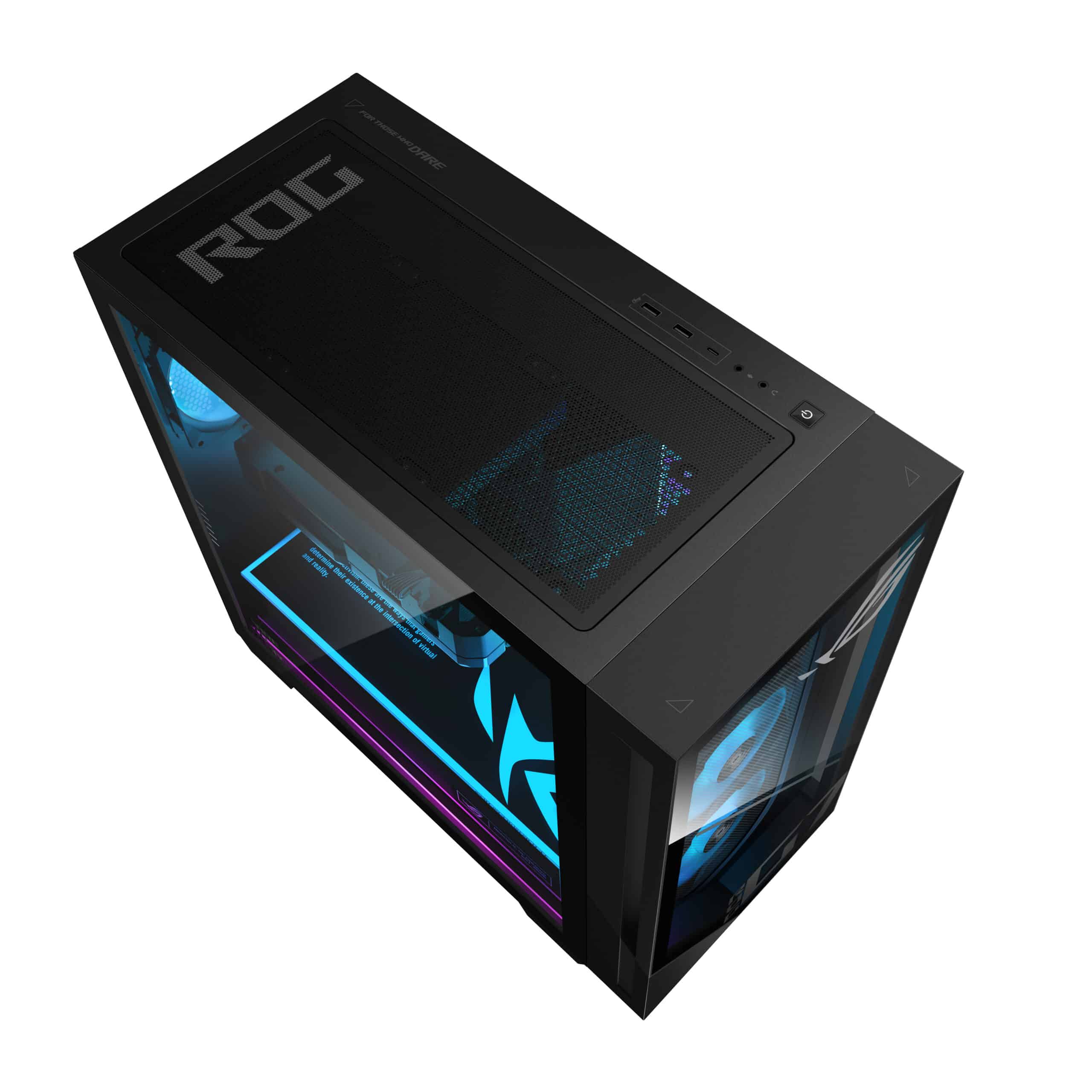 ASUS ROG G700 GM700TZ-R8400F004WS AMD Ryzen™ 5 8400F 32 GB DDR5-SDRAM 1 TB SSD NVIDIA GeForce RTX 5060 Ti Windows 11 Home Tower PC Zwart - Afbeelding 3