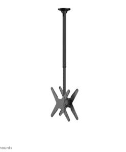 Neomounts FPMA-C340DBLACK Dual monitor/TV-beugel plafond 32-75" - h 106-156 cm - Afbeelding 4