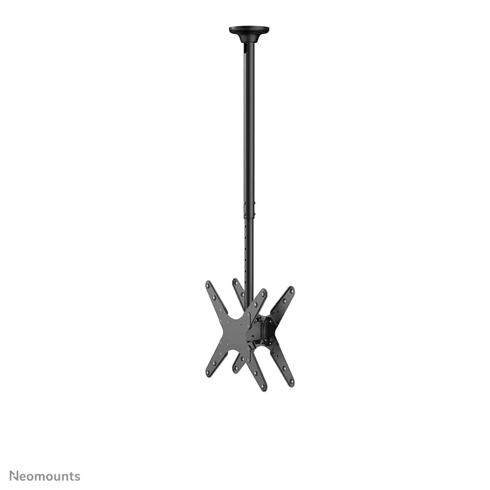 Neomounts FPMA-C340DBLACK Dual monitor/TV-beugel plafond 32-75" - h 106-156 cm - Afbeelding 4