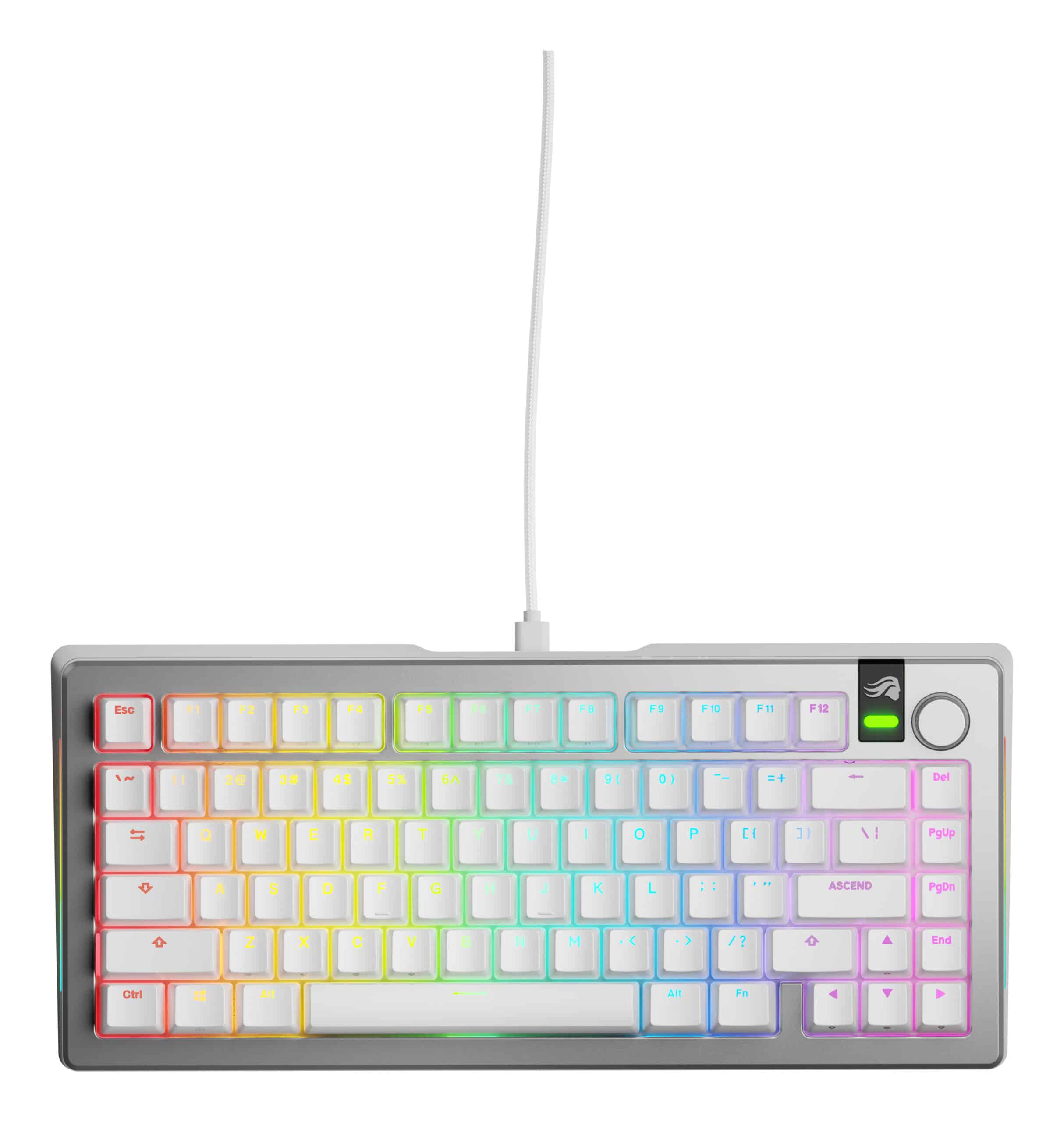 Glorious Gaming GMMK 3 PRO 75% Prebuilt toetsenbord Gamen USB QWERTY Amerikaans Engels Zilver - Afbeelding 2