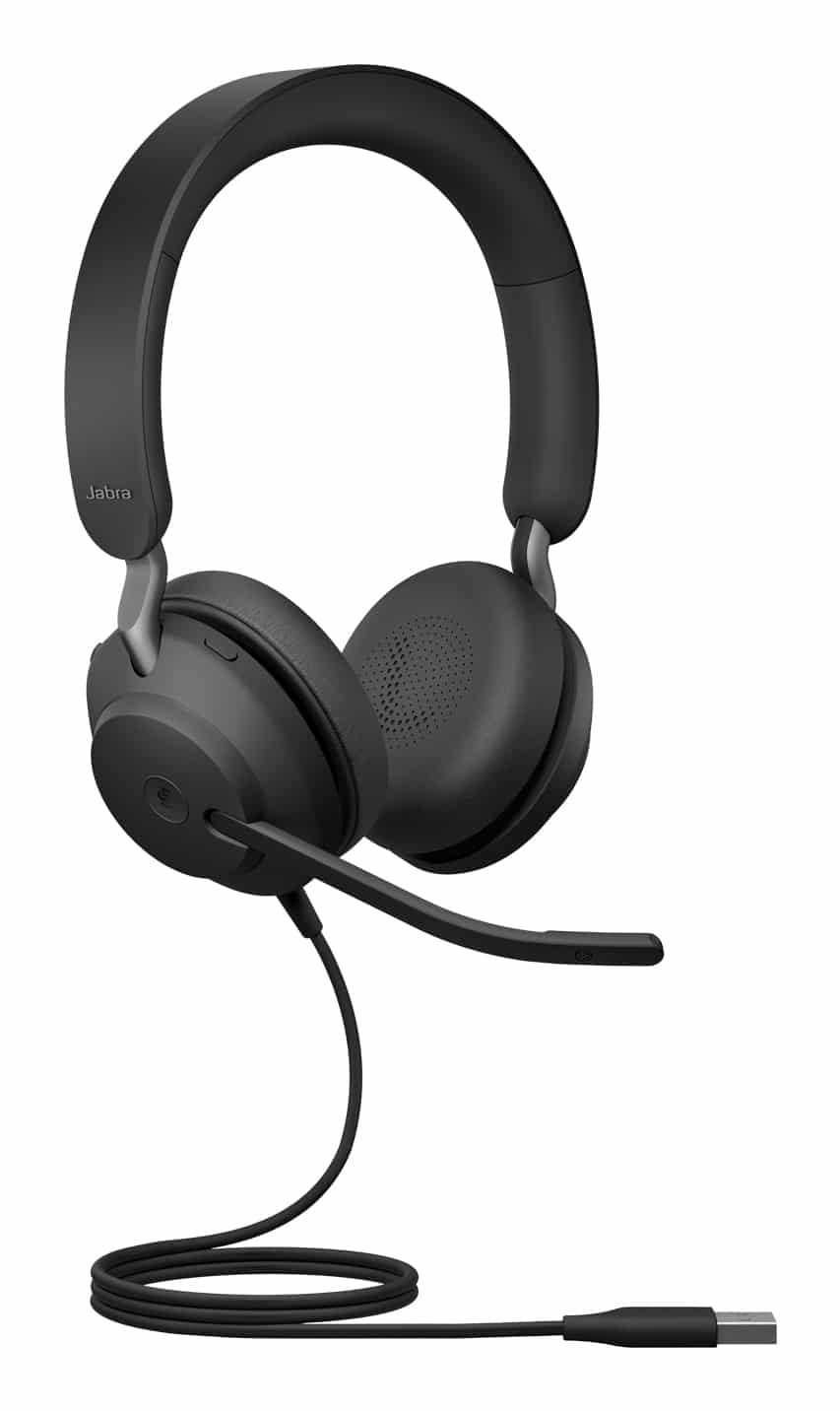 Jabra Evolve2 40 SE Headset Bedraad Hoofdband Oproepen/muziek USB Type-C / USB Type-A Zwart - Afbeelding 2