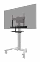 Neomounts AV40-500BL Toetsenbordhouder kit 43-110" - VESA - max 2,5 kg - universeel - Afbeelding 2