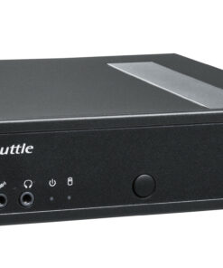 Shuttle XPC Slim System DL3000XA, Intel N100, 8GB RAM, 128GB SSD M.2 (NVMe), 2x LAN (2x 2.5Gbit), 2xCOM, 1xHDMI, 1xDP, 1x VGA, ventilatorloos, 24/7 permanent gebruik Desktop - Afbeelding 2