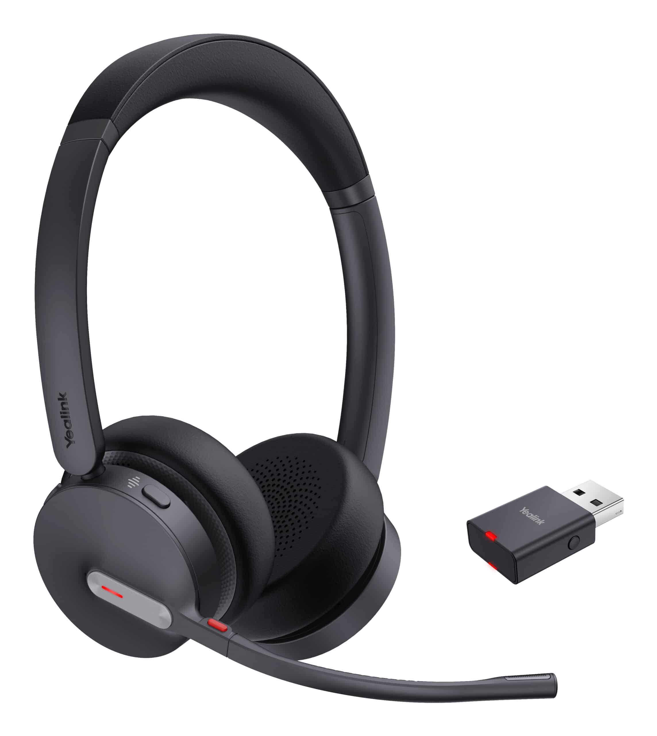 Yealink WH64 Hybrid Dual UC Headset Draadloos Hoofdband Kantoor/callcenter Micro-USB Bluetooth Zwart