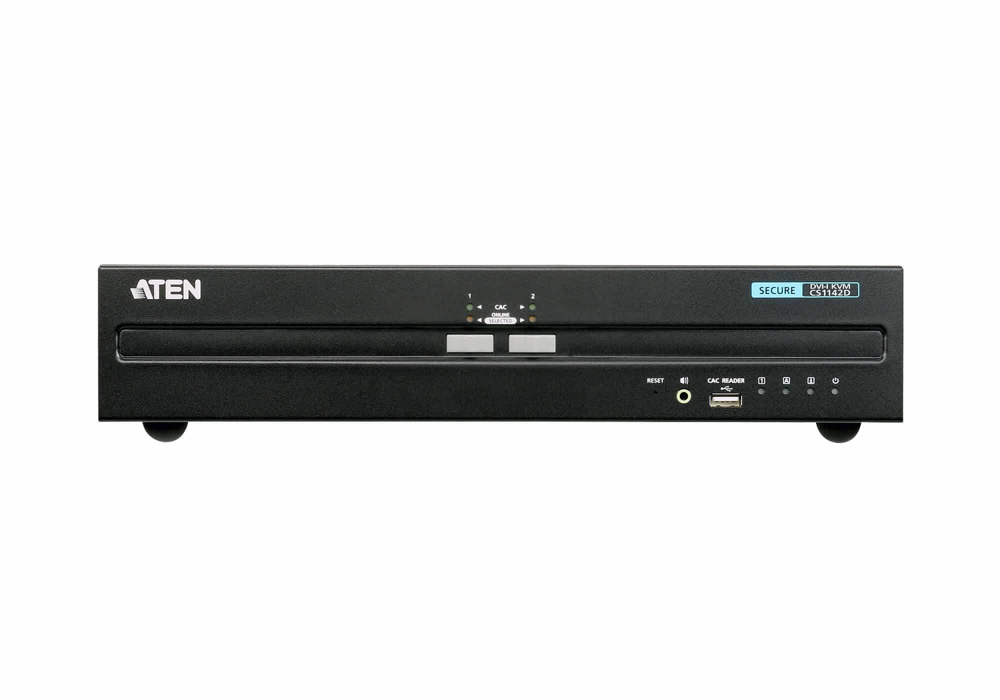 ATEN 2-Poorts USB DVI Dubbelvoudige Weergave Beveiligde KVM Schakelaar (Voldoet aan PSS PP v3.0)