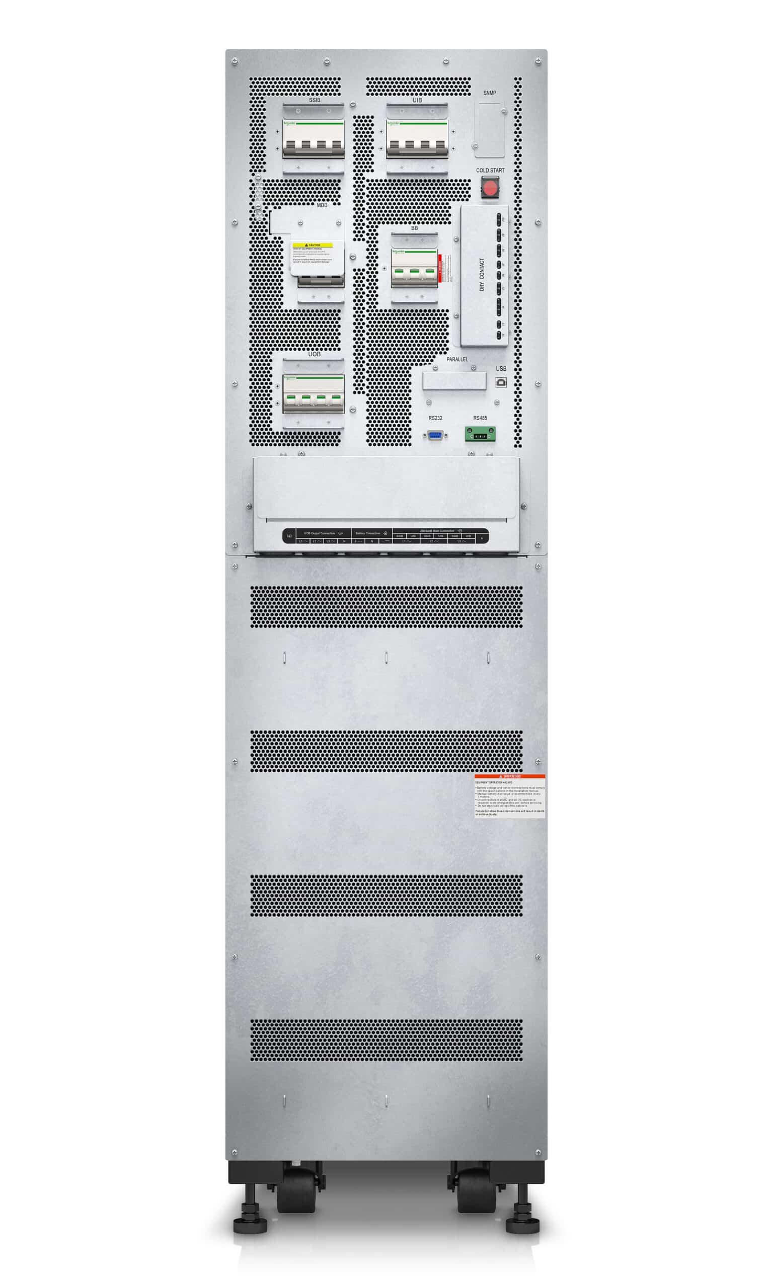 APC Easy UPS 3S E3SUPS20KHB2 Noodstroomvoeding - 20kVA, 3fase(400V) in&uit inc. 3 interne accu's - Afbeelding 3