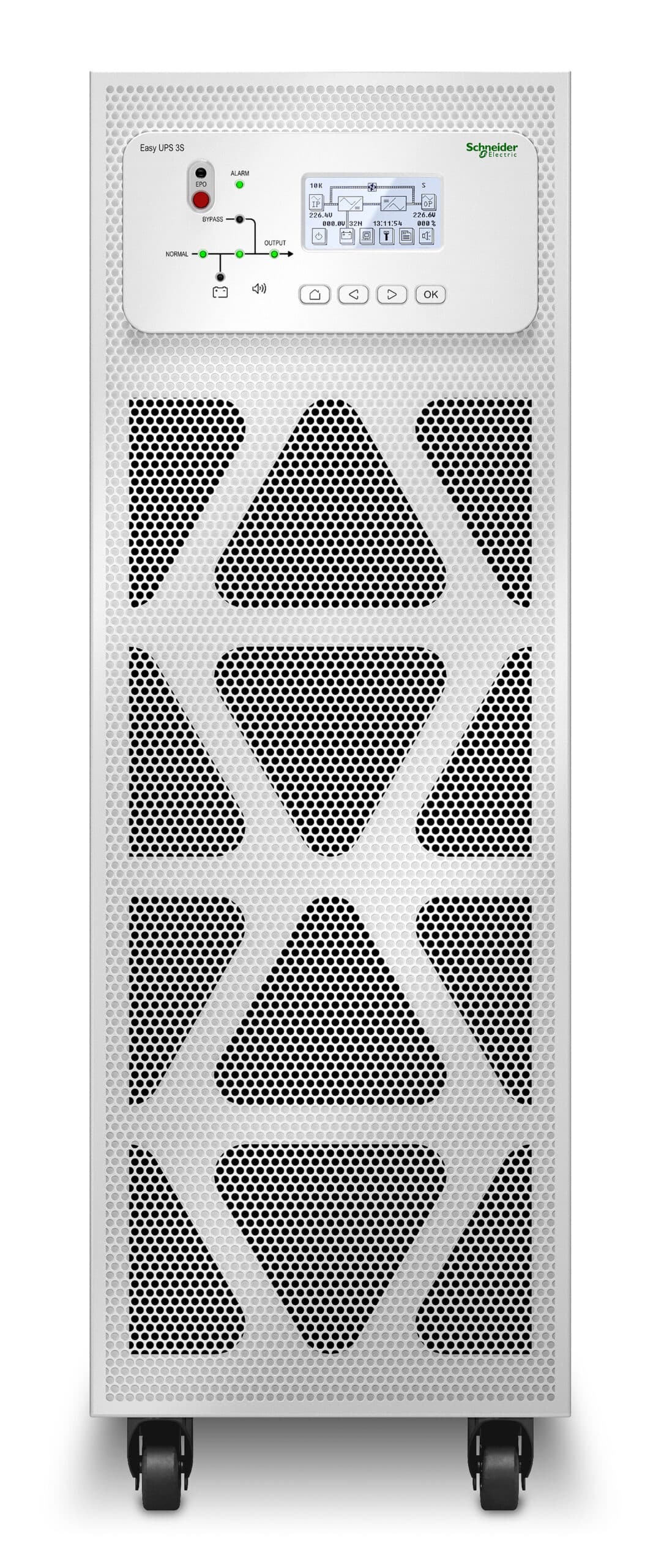 APC Easy UPS 3S E3SUPS30KH Noodstroomvoeding - 30kVA 3fase(400V) in&uit inc. 0 (externe) accu's Stekkerdoos - Afbeelding 2