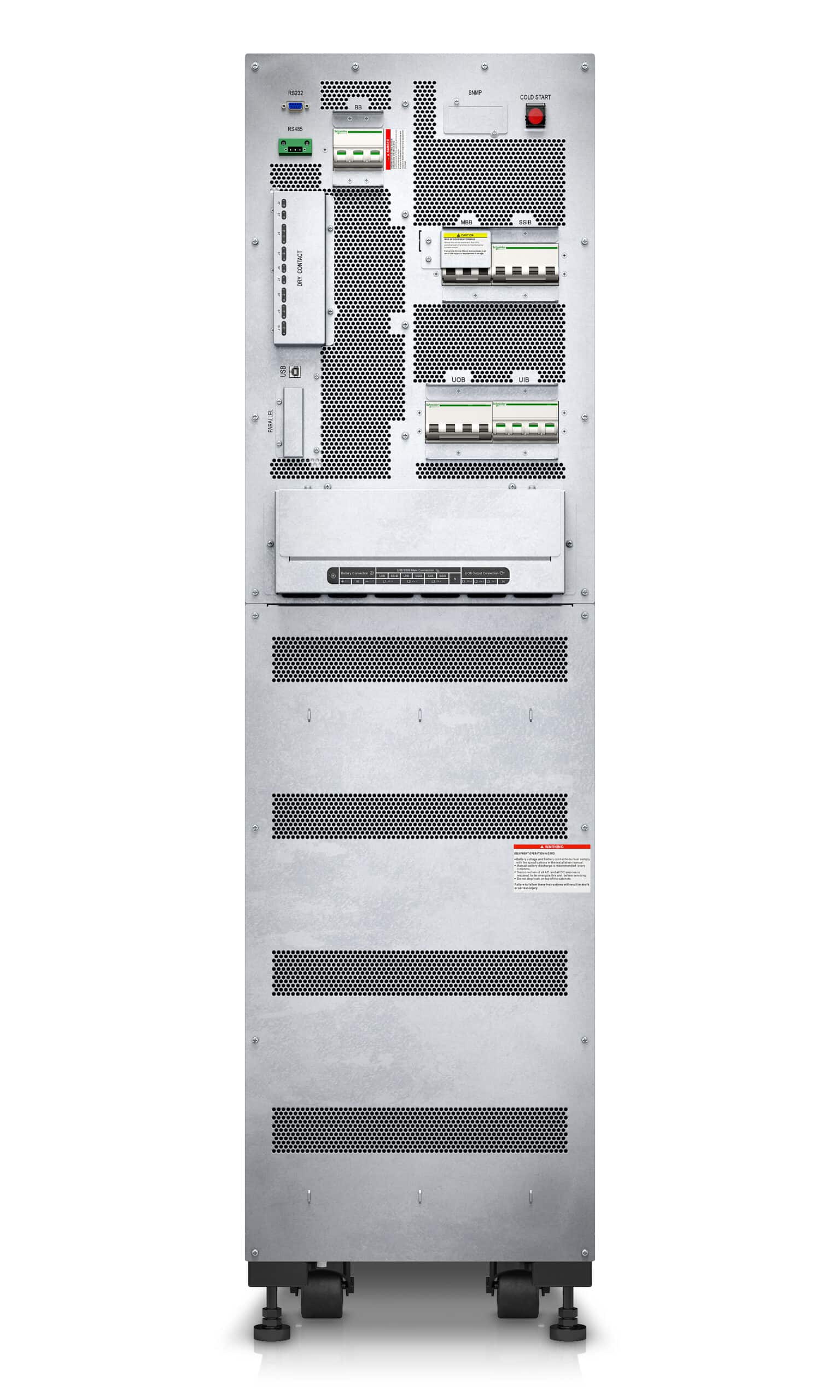 APC Easy UPS 3S E3SUPS15KHB Noodstroomvoeding - 15kVA 3fase(400V) in&uit, excl. interne accu's - Afbeelding 2