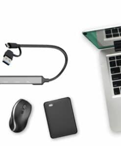 i-tec USB-C/USB-A Metal HUB 1x USB 3.0 + 3x USB 2.0 - Afbeelding 3