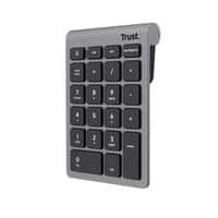 Trust Xalas Draadloos Numeriek Toetsenblok – Draadloze numpad – Laptop numeriek toetsenbord – 2.4GHz USB-microreceiver – Zilver - Afbeelding 2
