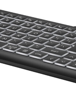 HP 405 backlit toetsenbord met kabel voor meerdere apparaten - Afbeelding 2