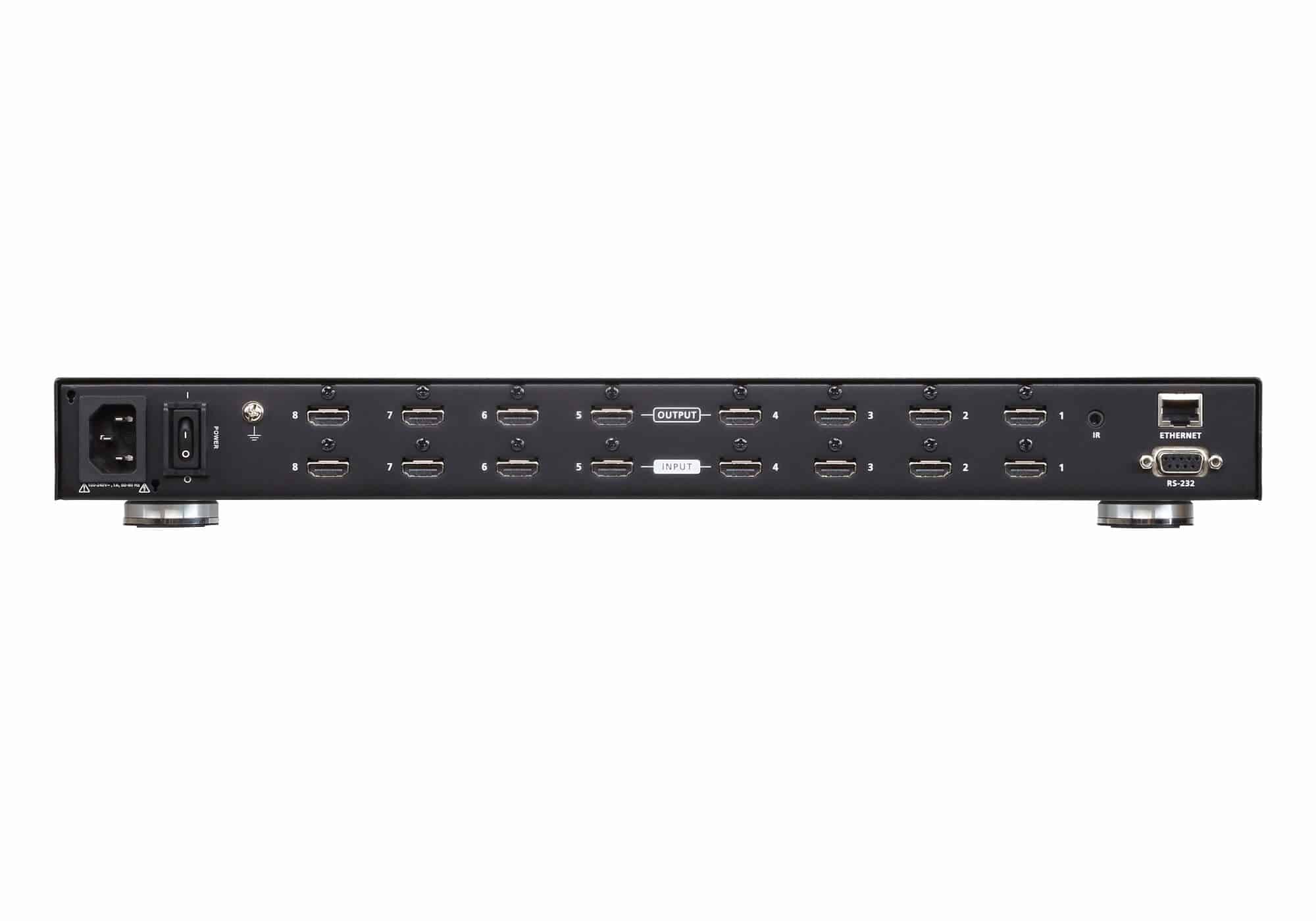 ATEN 8 x 8 True 4K HDMI Matrix Switch - Afbeelding 2