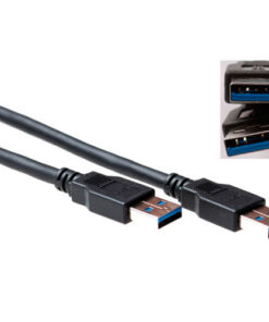 ACT USB 3.0 A male - USB A male 2,00 m
