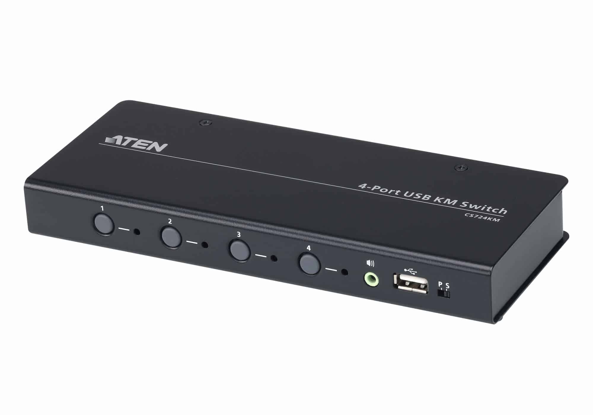 ATEN 4-poorts USB boudnless KVM-schakelaar (kabels meegeleverd) - Afbeelding 7