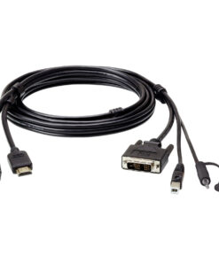 ATEN 1.8M USB HDMI naar DVI-D Veilige KVM Kabelpakket