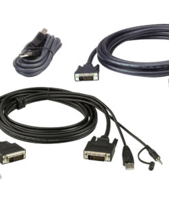 ATEN 3M USB DVI-D Dubbelvoudige Link Dubbel Beeldscherm Veilige KVM Kabelpakket