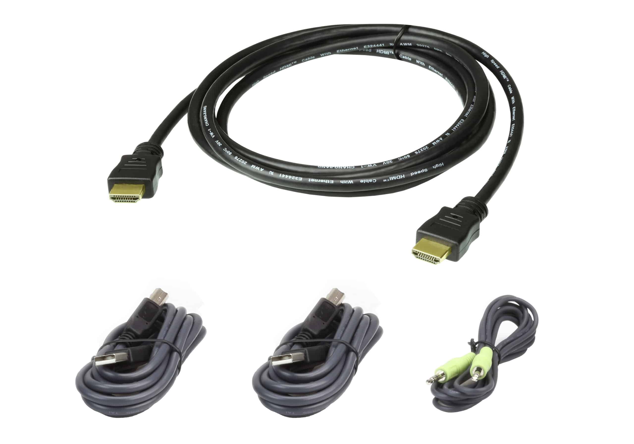 ATEN 1.8M USB HDMI Veilige KVM Kabelpakket