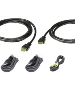 ATEN 1.8M USB HDMI Dubbel Beeldscherm Veilige KVM Kabelpakket