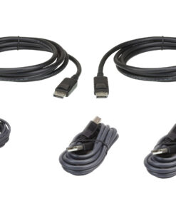 ATEN 1.8M USB DisplayPort Dubbel Beeldscherm Veilige KVM Kabelpakket