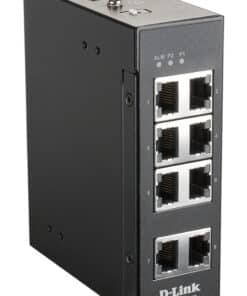 D-Link DIS-100E-8W netwerk-switch Unmanaged L2 Fast Ethernet (10/100) Zwart