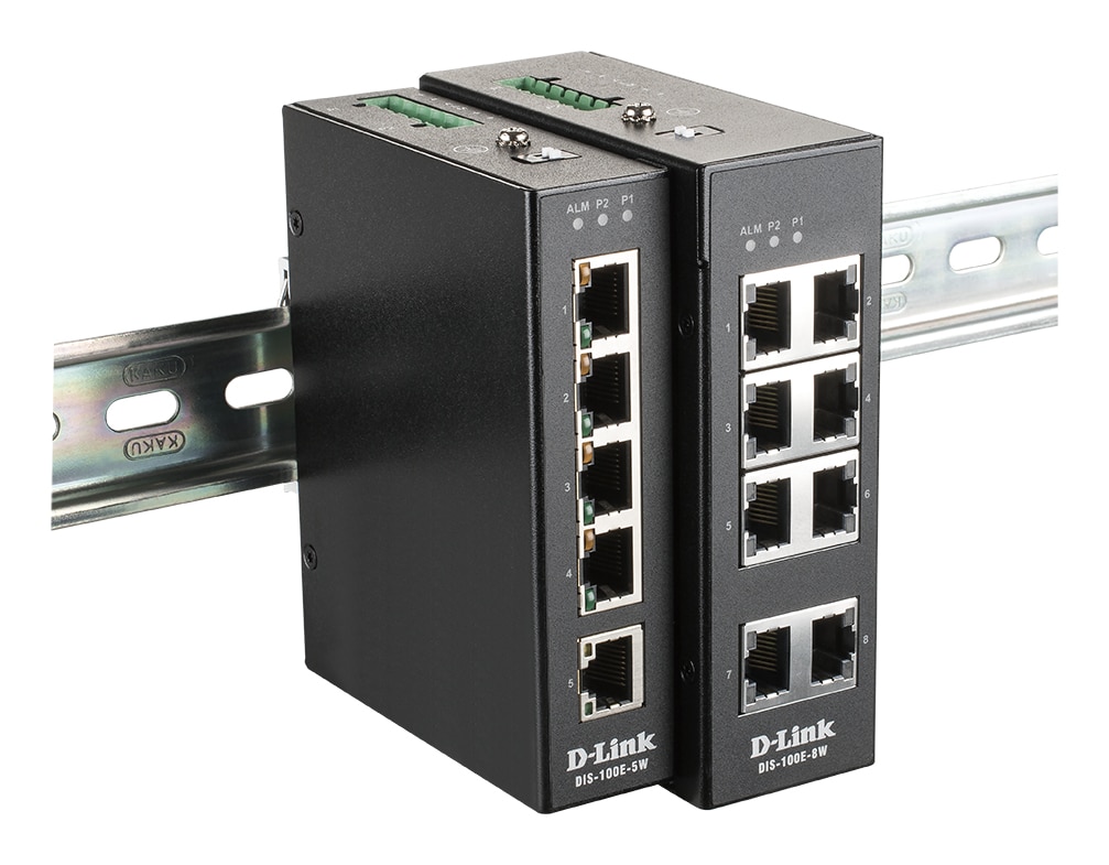 D-Link DIS-100E-5W netwerk-switch Unmanaged L2 Fast Ethernet (10/100) Zwart - Afbeelding 2