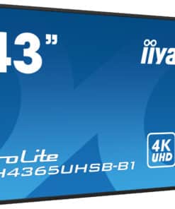 iiyama LH4365UHSB-B1 beeldkrant Kiosk-ontwerp 108 cm (42.5") LED Wifi 800 cd/m² 4K Ultra HD Zwart Type processor Android 11 24/7 - Afbeelding 4