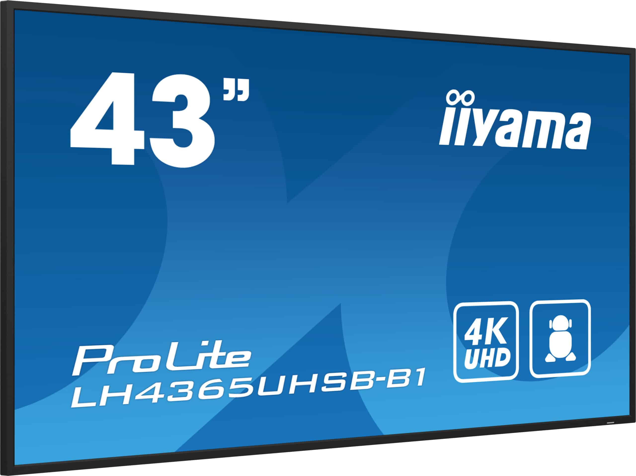 iiyama LH4365UHSB-B1 beeldkrant Kiosk-ontwerp 108 cm (42.5") LED Wifi 800 cd/m² 4K Ultra HD Zwart Type processor Android 11 24/7 - Afbeelding 4