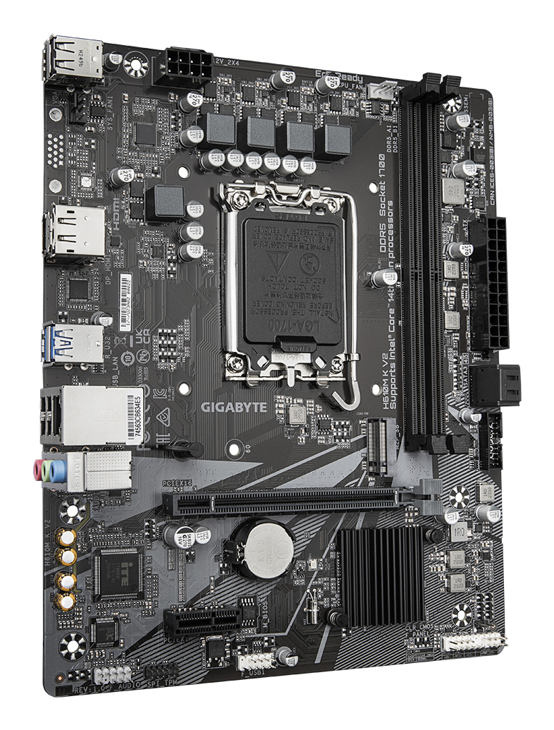 GIGABYTE H610M K V2 moederbord Intel H610 LGA 1700 micro ATX - Afbeelding 3