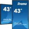iiyama LH4341UHS-B2 beeldkrant 108 cm (42.5") LCD 500 cd/m² 4K Ultra HD Type processor Android 8.0 24/7 Monitor